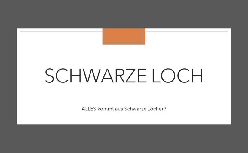 Urknall ist Geschichte?